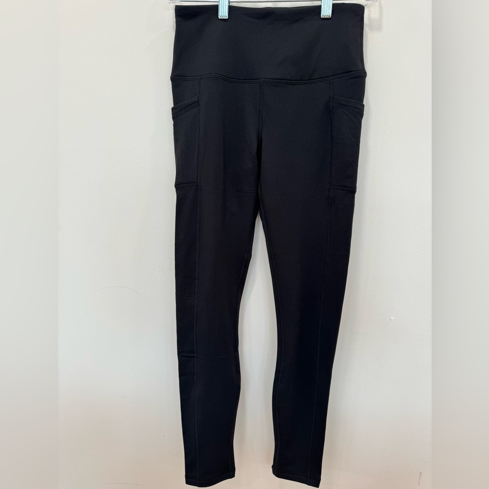 90 Degree By Reflex High Waist Fleece Lined Leggings with Side Pockets